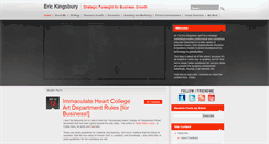 Desktop Screenshot of erickingsbury.com